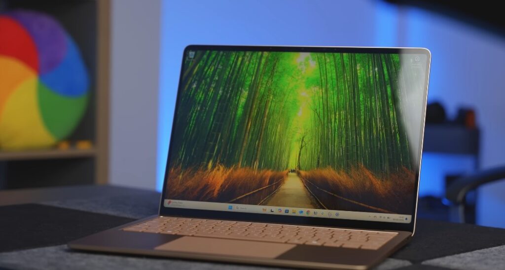 Microsoft Surface laptops display