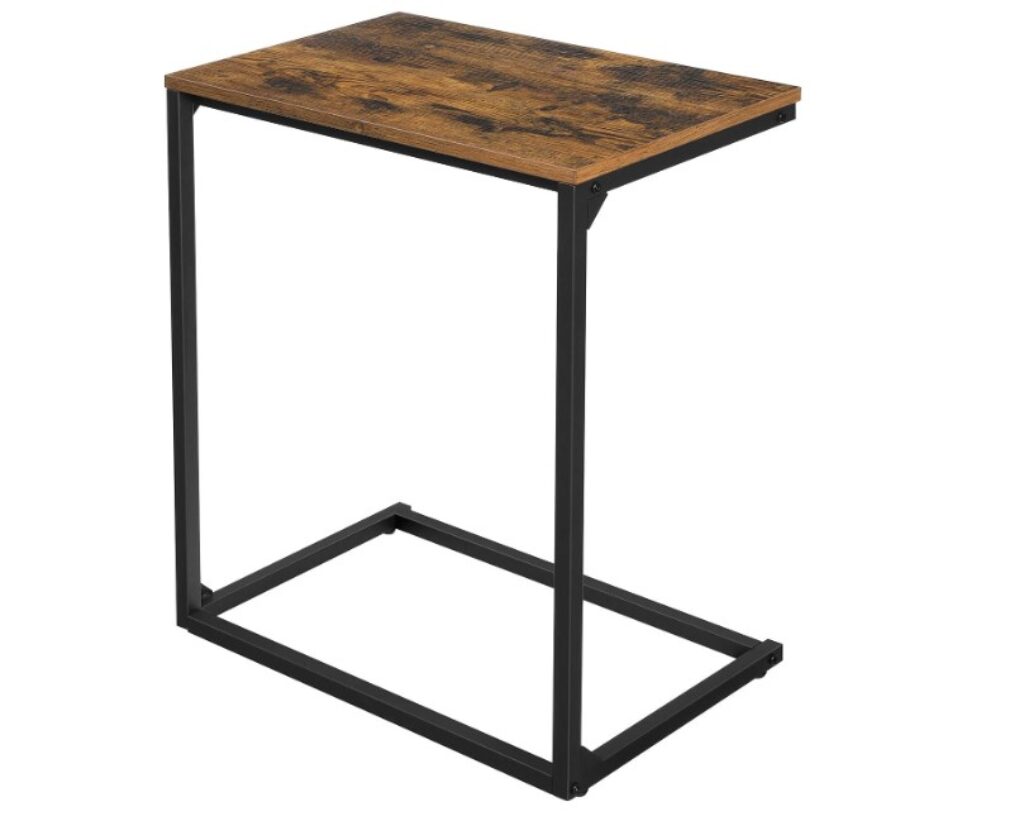 VASAGLE C Shaped Table