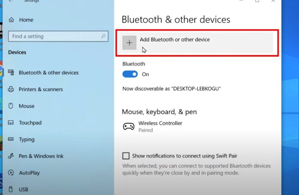 add blutooth devices