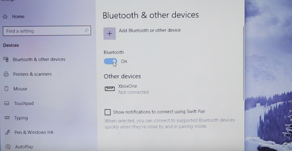 connecting to bluetooth