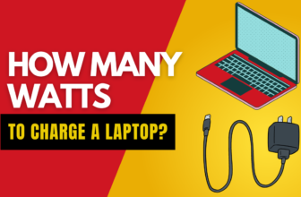 how many watts to charge a laptop