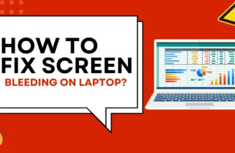 how to fix screen bleeding on laptop