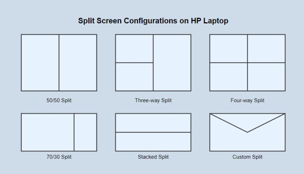 split scrren hp laptop